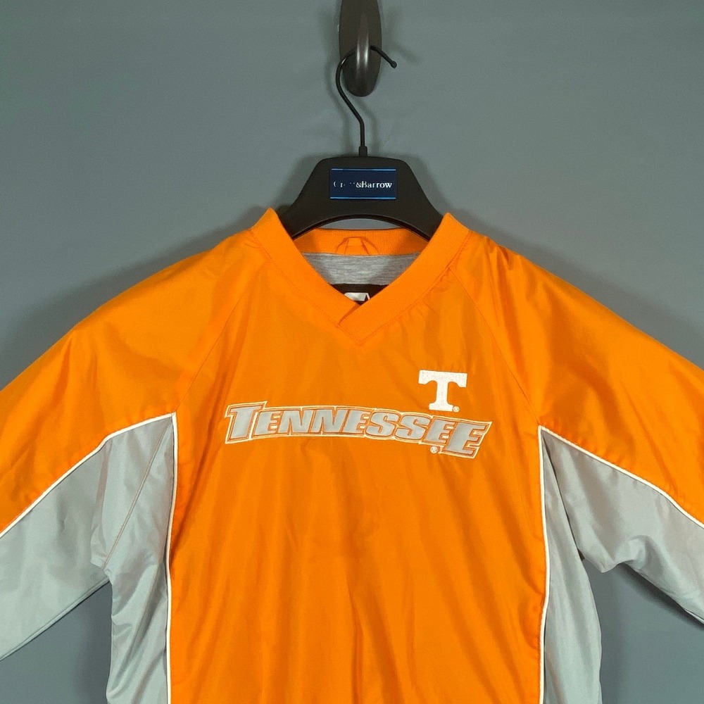 Starter Tennessee Volunteers Pullover Jacket Youth Size 6/7 Orange Windbreaker - Picture 3 of 11